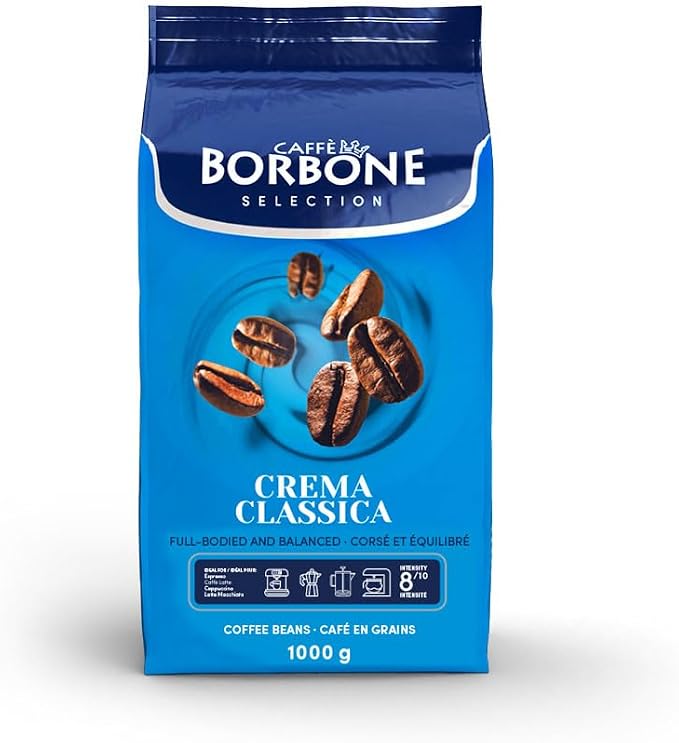 Caffe Borbone Crema Classica 1 kg café italianoen grano original