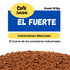 Cafe Soluble El Fuerte Mezclado ( 10 Kgs )