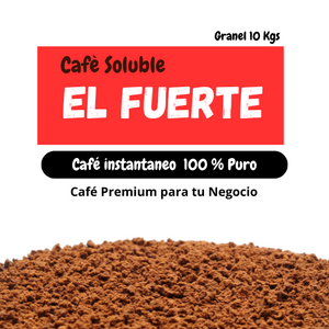 Cafe Soluble El Fuerte  100% Puro ( 10 Kgs )
