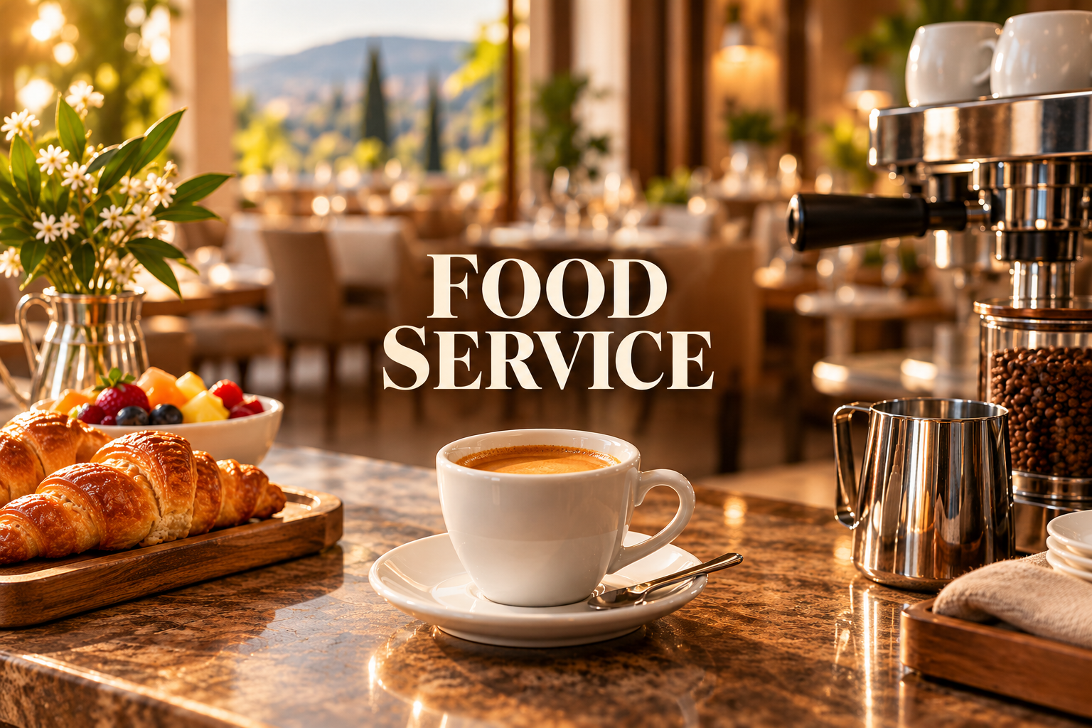 Food Service, café para hoteles y restaurantes