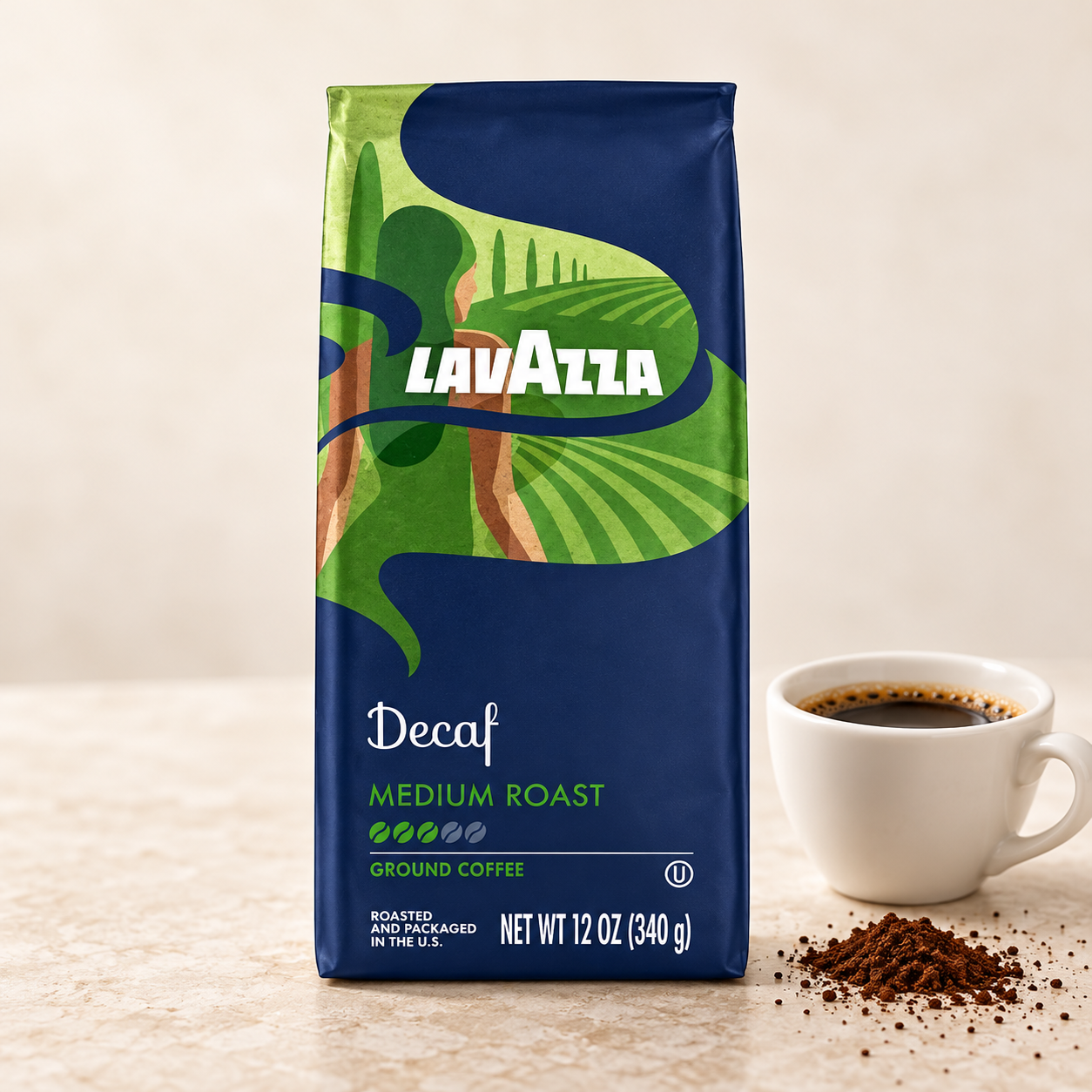Lavazza Decaf café descafeinado molido 340 g