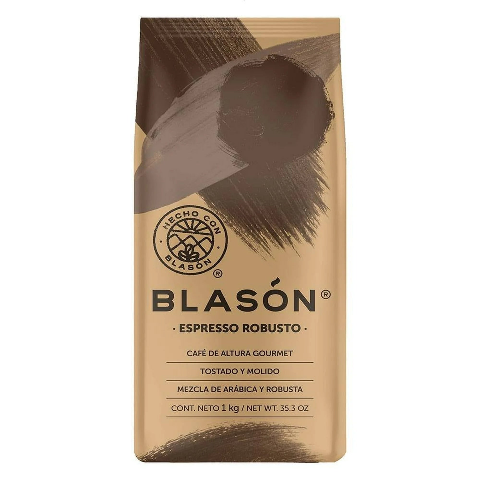 Café Blasón Espresso Robusto Molido – 1 kg