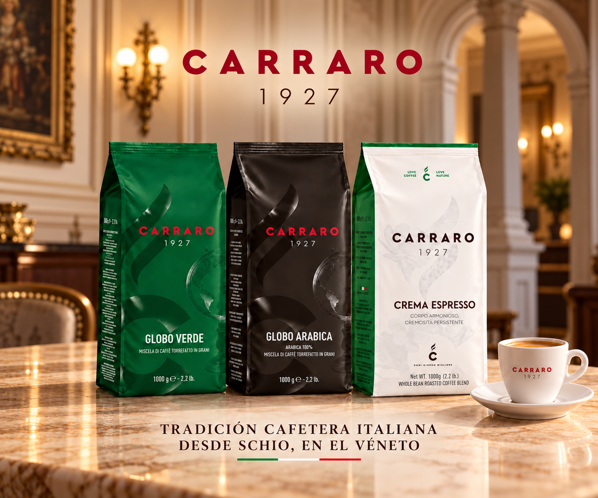 Colección carraro de café italiano
