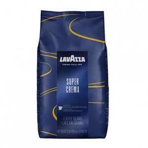 LAVAZZA SUPERCREMA 1KG; bolsa azul de café